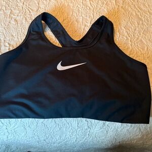 Nike Women's Black and White Sports Bra